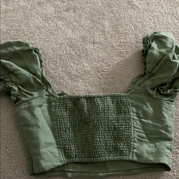 Wilfred free cropped off the shoulder top - Picture 4 of 5